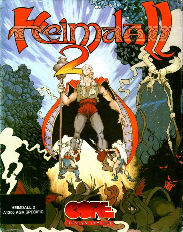 Heimdall 2 box art for Amiga